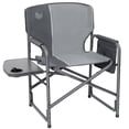 thumbnail image 1 of TIMBER RIDGE Folding Camping Chair, Portable Lightweight Aluminum Directors Chair with Side Table and Side Pocket for Outdoor, Lawn, Grey, 1 of 8