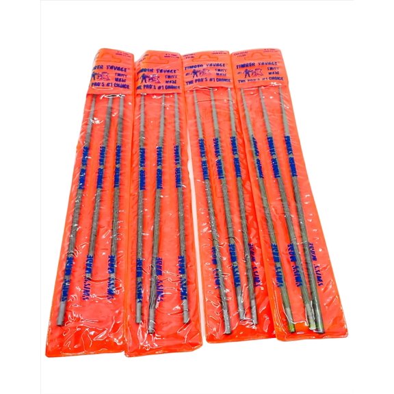 TIMBER SAVAGE SWISS CHAINSAW SHARPENING FILE 12 PACK 13/64
