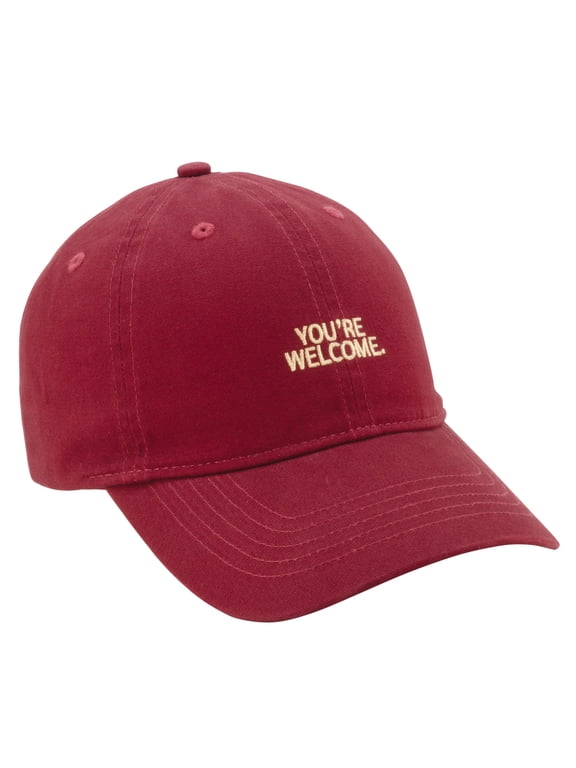You're Welcome Cotton Baseball Hat