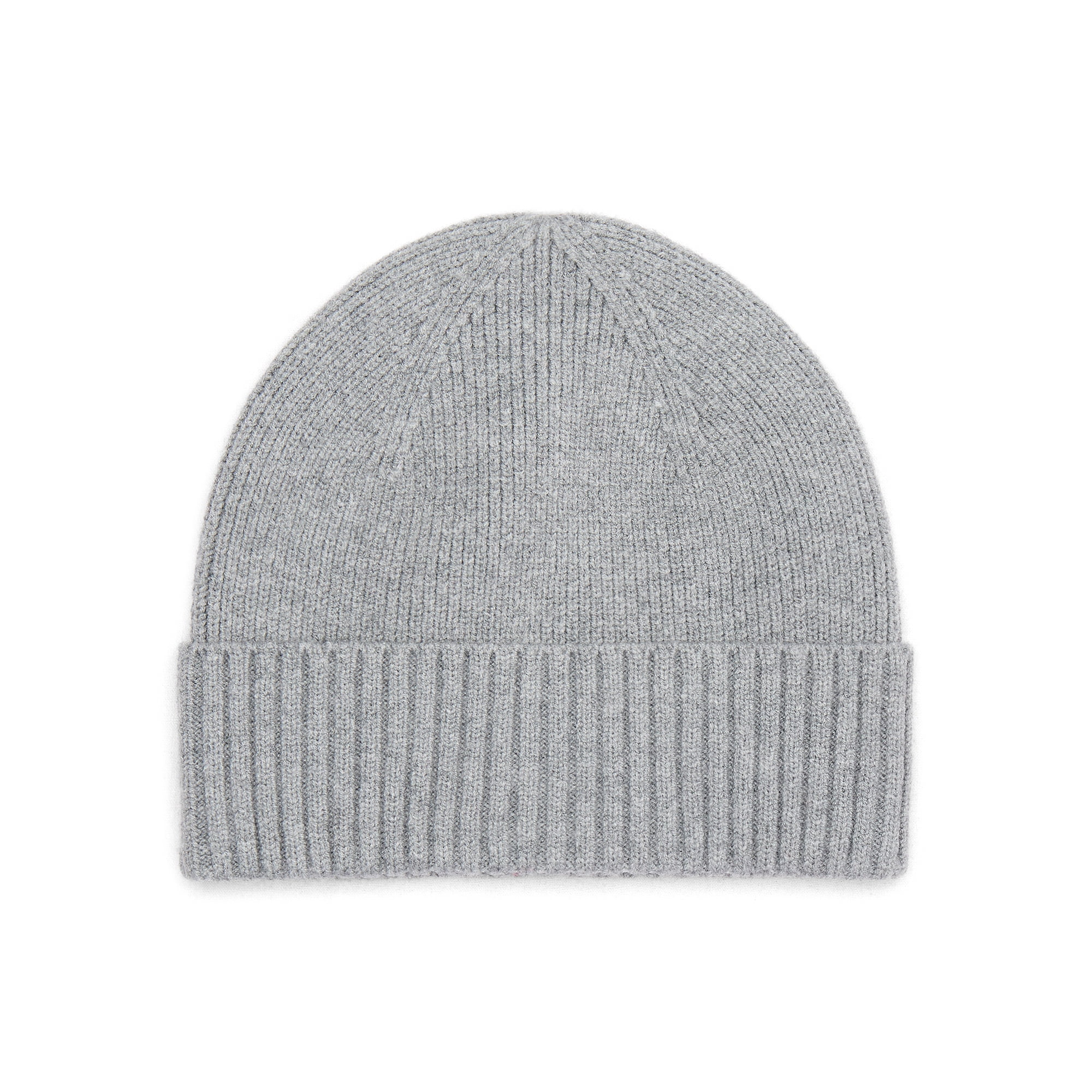 Time and Tru Women's Ribbed Beanie, Medium Grey Heather