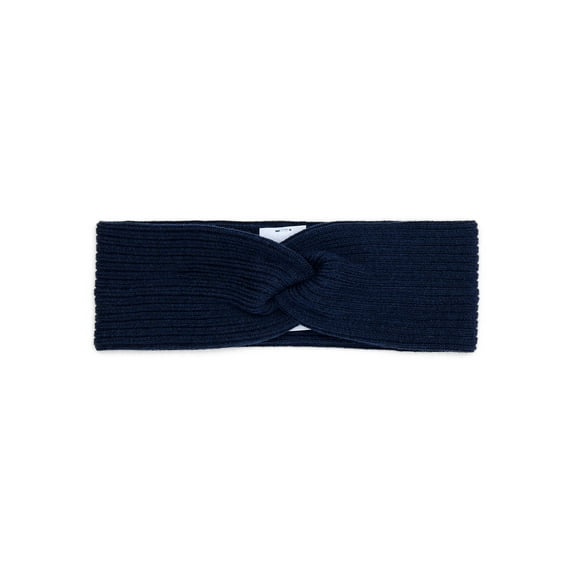 Time and Tru Women's Twist Headwrap, Dark Navy