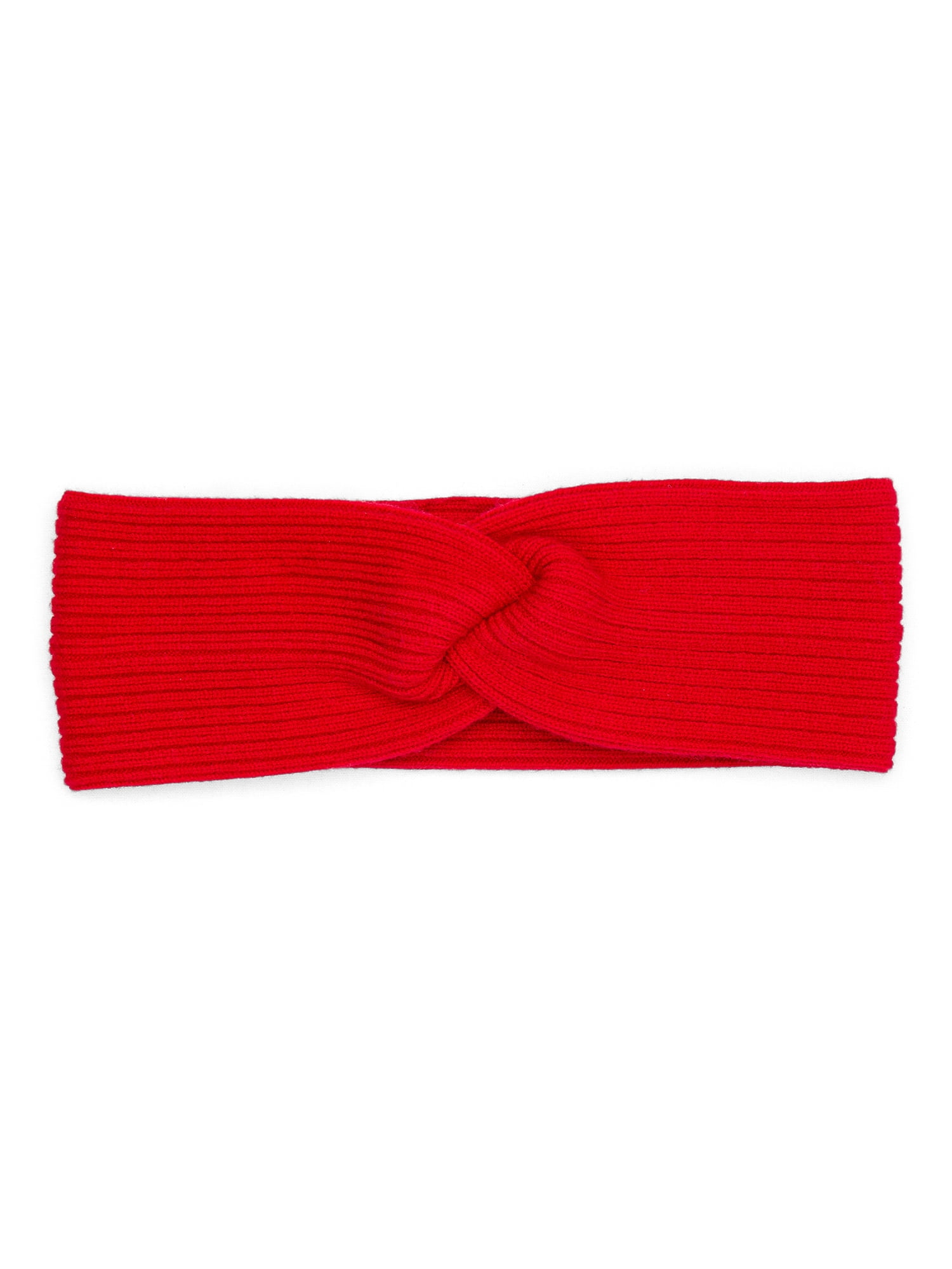 Time and Tru Women's Twist Headwrap, One Size Fits Most, Brilliant Red