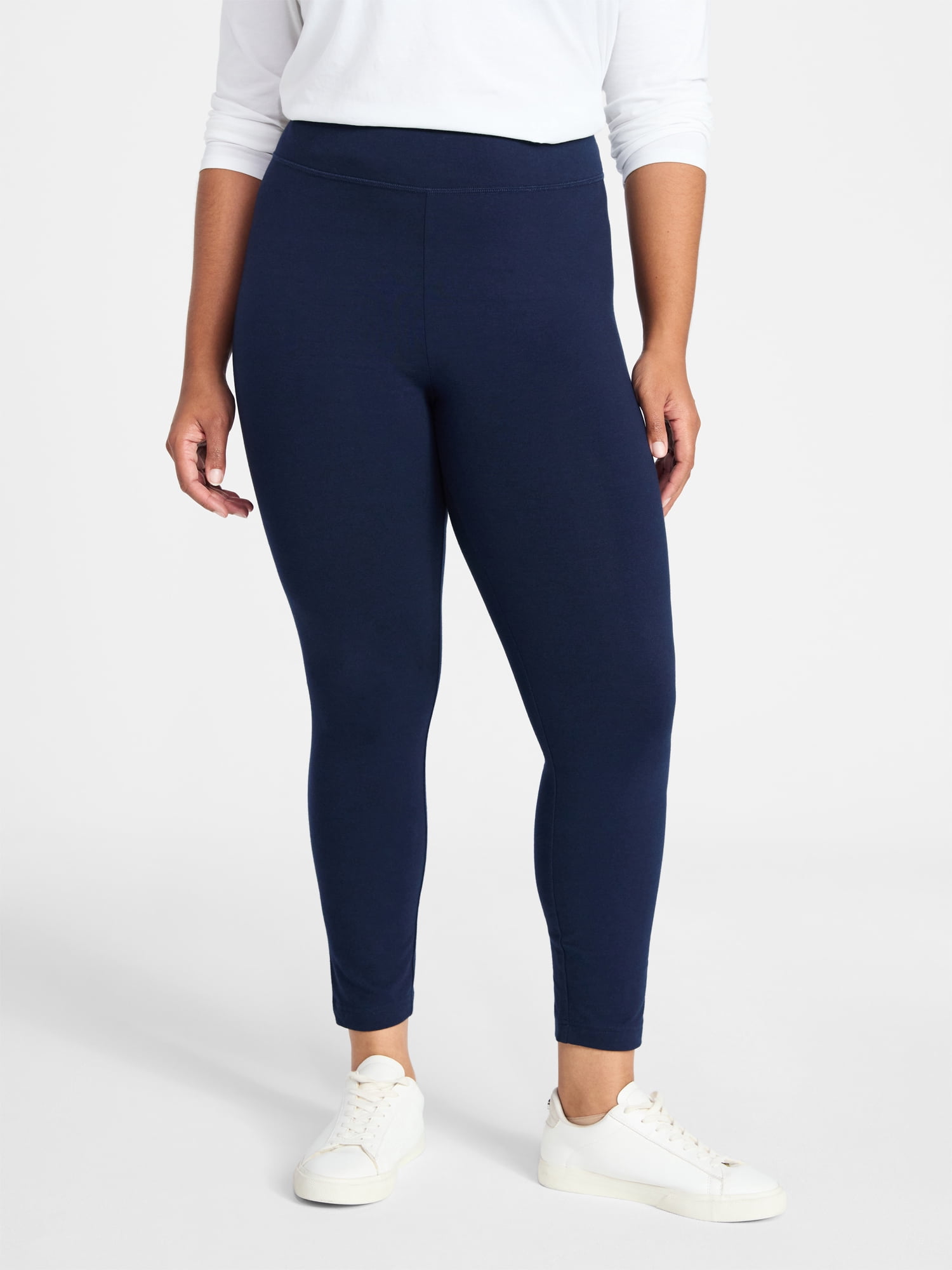 Women's Ankle Length Knit Leggings, 27" Inseam, XS-XXXL
