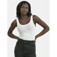 thumbnail image 1 of Time and Tru Women's Rib Tank Top, Sizes XS-XXXL, 1 of 5