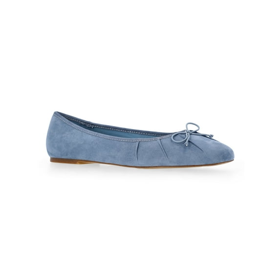 Time and Tru Women's Pleated Ballet Flats