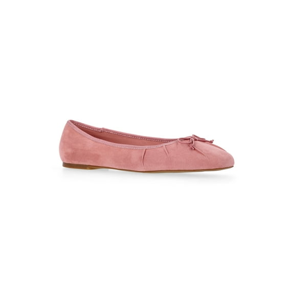 Time and Tru Women's Pleated Ballet Flats