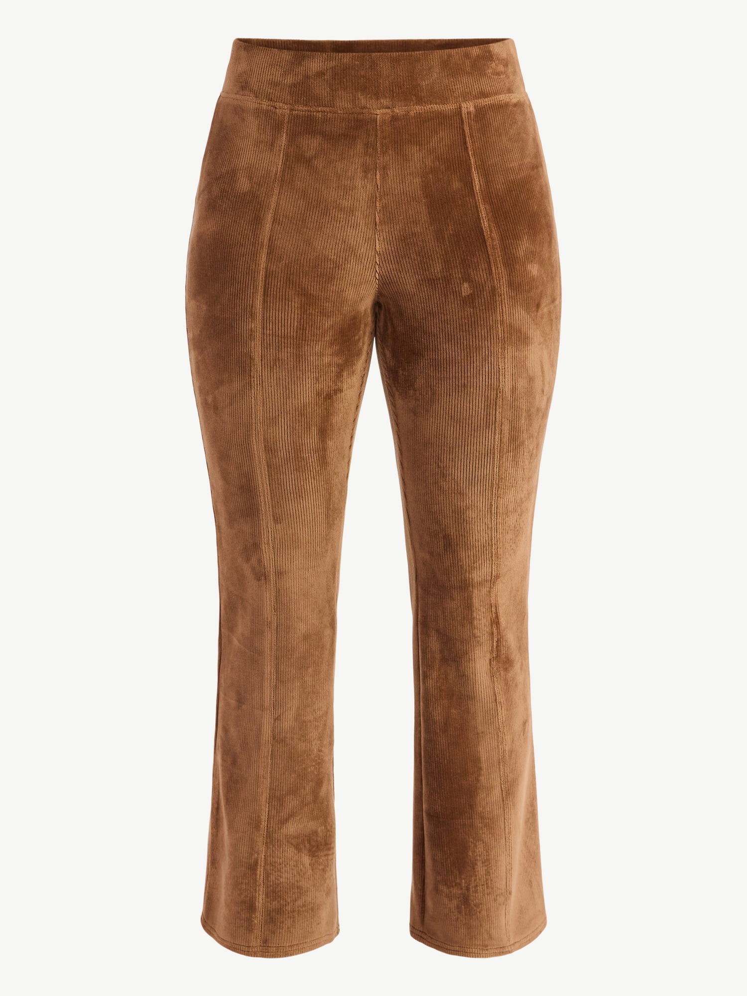 Time and Tru Women's Knit Cord Leggings, 30" Inseam, Sizes XS-XXXL