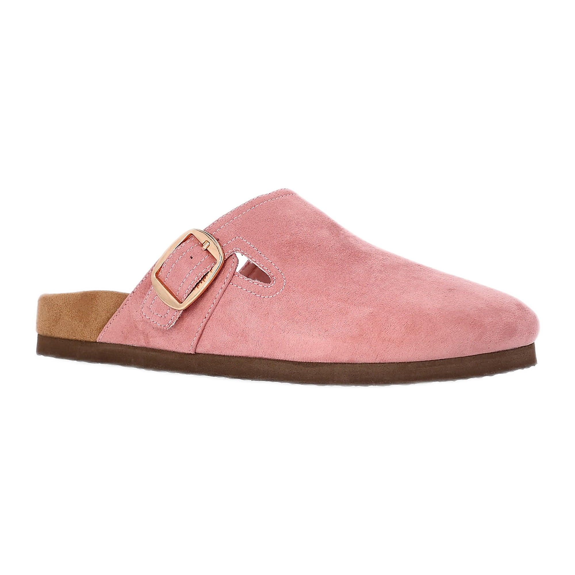 Time and Tru Women's Buckle Clogs