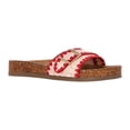 thumbnail image 1 of Time and Tru Women's One Buckle Footbed Slide Sandals, 1 of 8