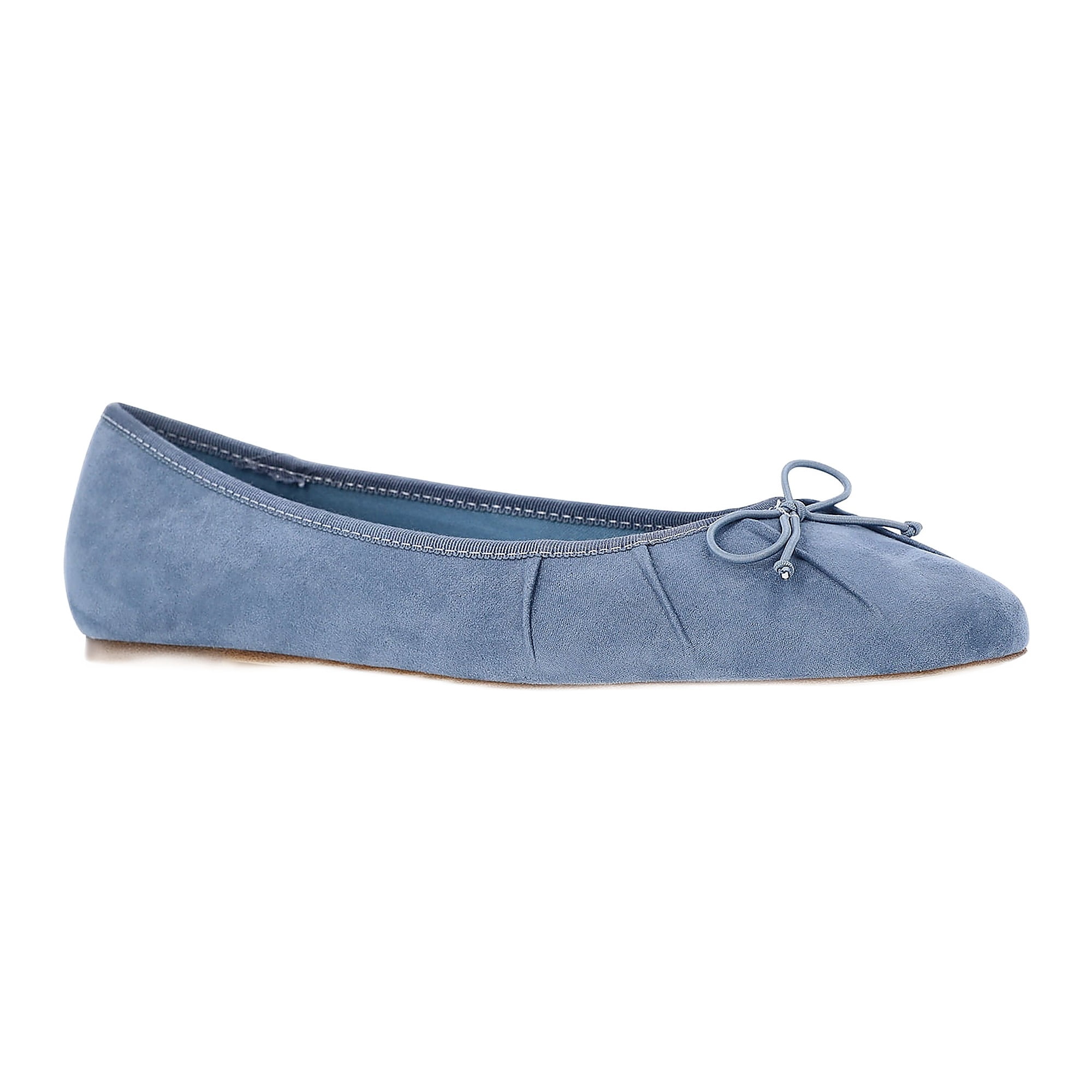 Time and Tru Women's Pleated Ballet Flats