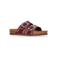 thumbnail image 1 of Time and Tru Women's Footbed Slide Sandals, Wide Width Available, 1 of 6