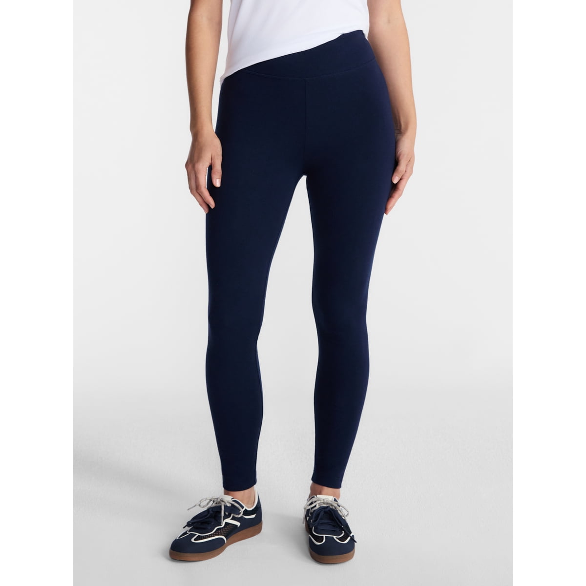 Women's Ankle Length Knit Leggings, 27" Inseam, XS-XXXL
