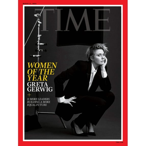 TIME Magazine - 03.11.24 Edition: Women Of The Year Greta Gerwig, 11 Leaders Building An Equal Feature, Antisemitism, Donald Trump's Many Trials, South Korea's Demographic Crisis, Ukraine War More!