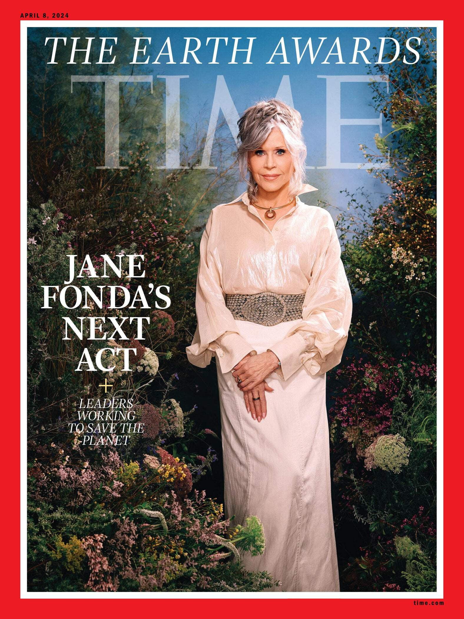 TIME Magazine - 04.08.24 Edition: Jane Fonda's Next Act, The Earth Awards, Banning TikTok, Kate Middleton's Cancer Fight, UAE Ai Ambitions, Biden Behind, India's 44-Day Election, Solar Eclipse More!