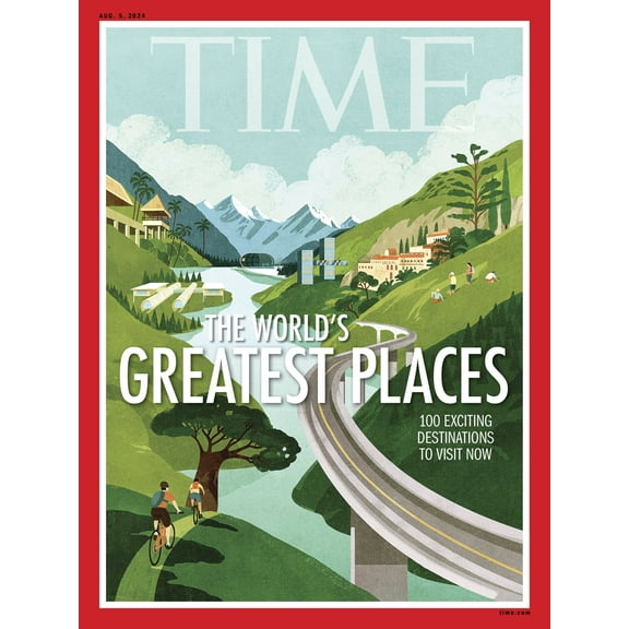 TIME Magazine - 08.05.24 Edition: The World's Greatest Places 2024, 100 Best Places To Say Visit Around The World, New Exciting Experiences!