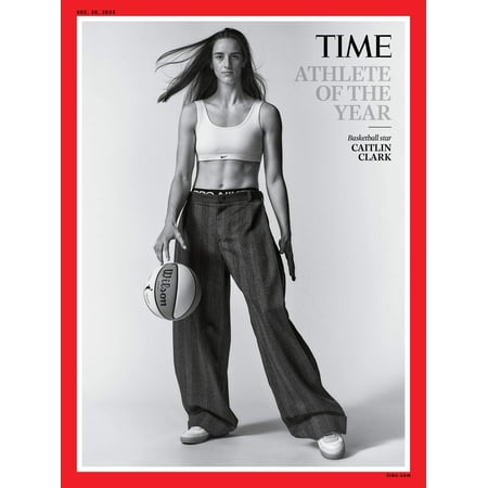 TIME Magazine 2024 Athlete of the Year - Caitlin Clark: Female Icon, WNBA Indiana Fever Rookie Of The Year, University Of Iowa NCAA All Time Scoring Record + NIL Sponsorship from Nike, Buick More!