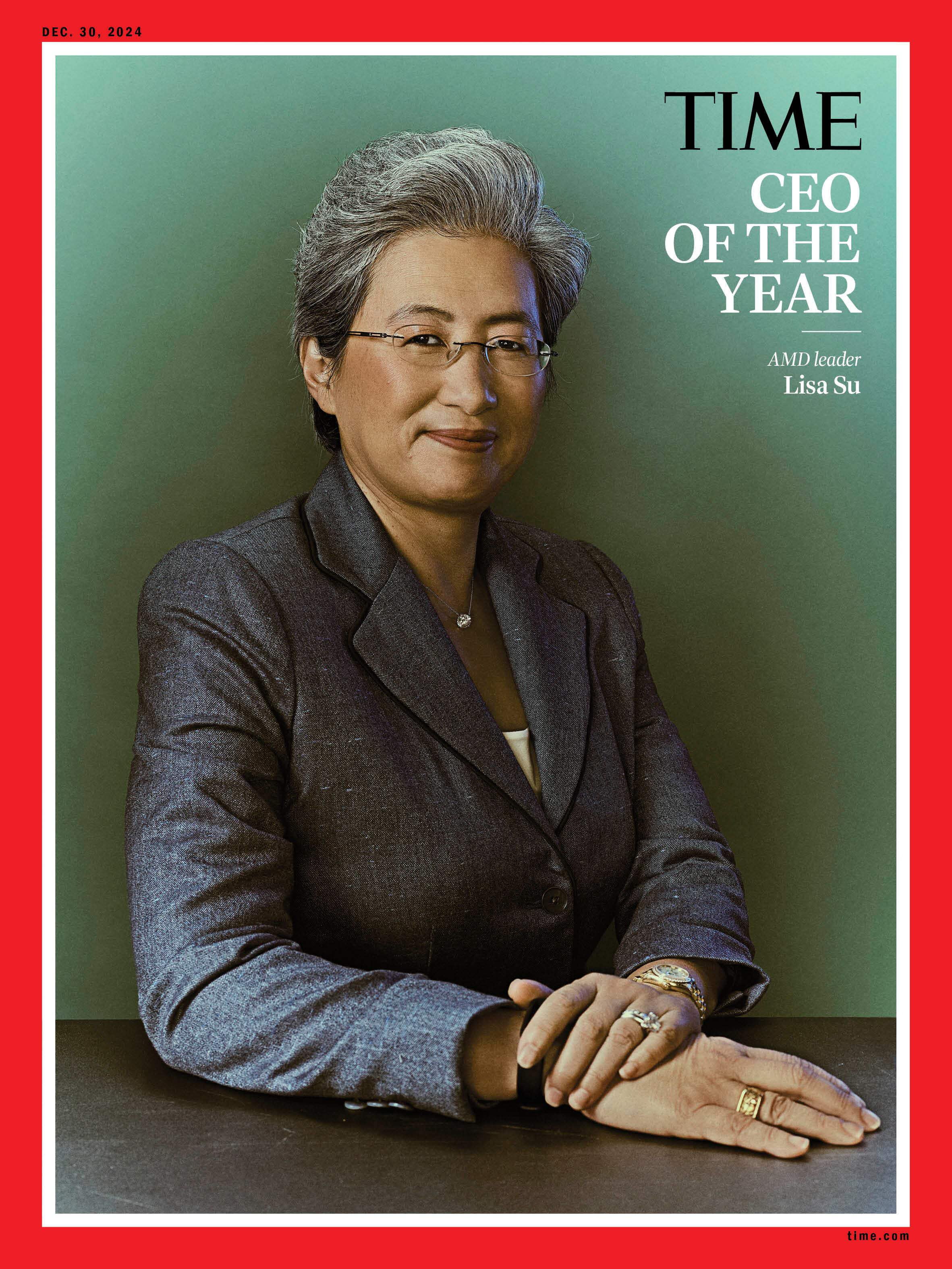 TIME Magazine 2024 CEO of the Year - Lisa Su: AMD CEO Semiconductor ...