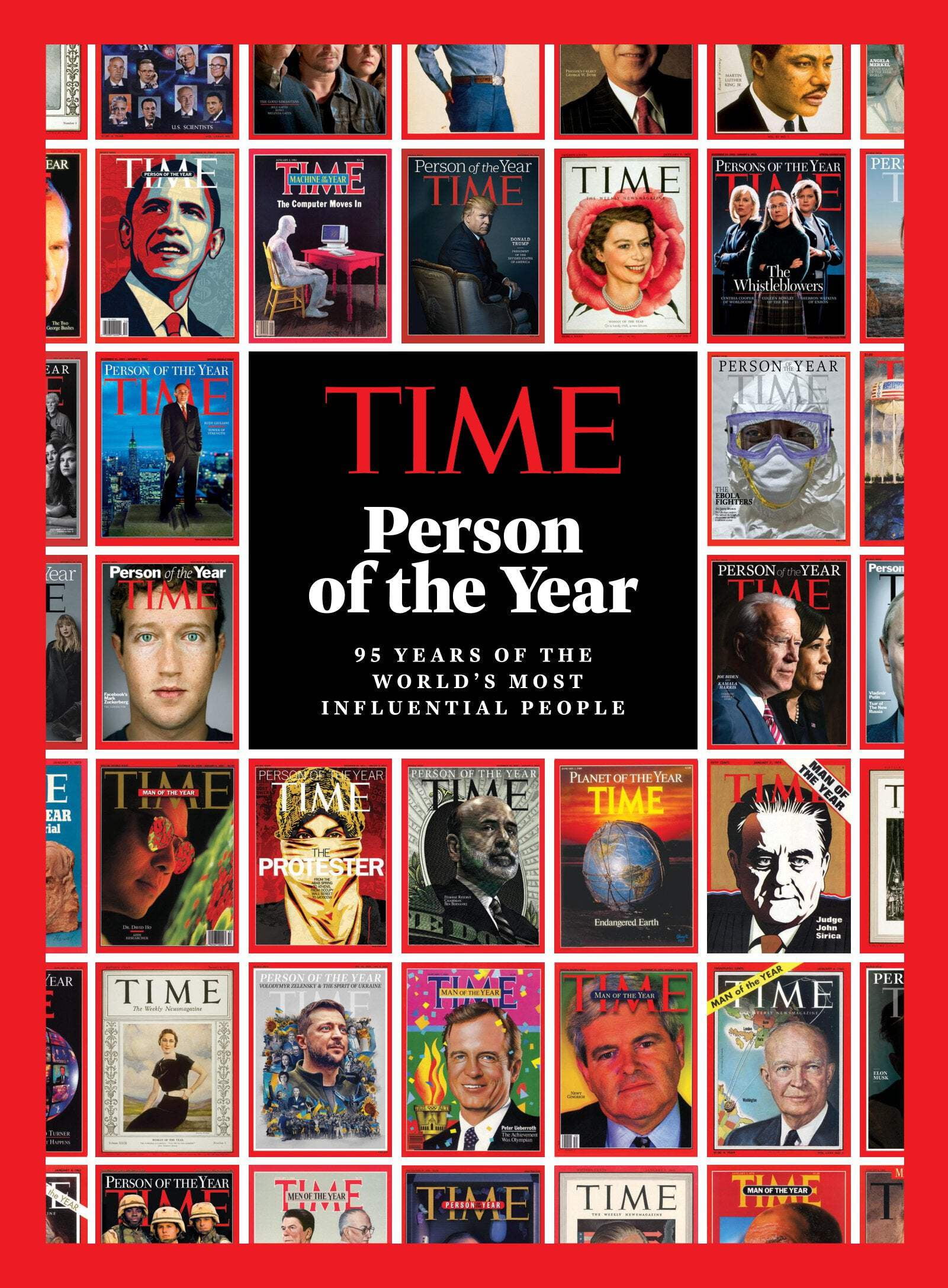 TIME Special Edition - Person Of The Year: 95 Years Of The Worlds Most Influential People, Franklin D. Roosevelt, Joseph Stalin, Donald Trump, Jeff Bezos, Queen Elizabeth II, Milestones The Process