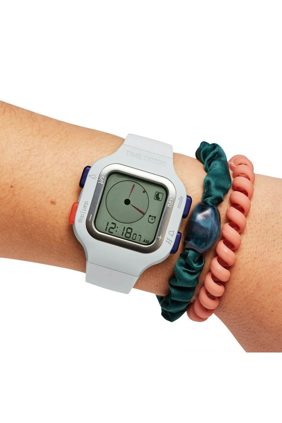 Watch — Visual 12-Hour or 24-Hour Analog and Digital Timer (Artic White, Small)&nbsp;