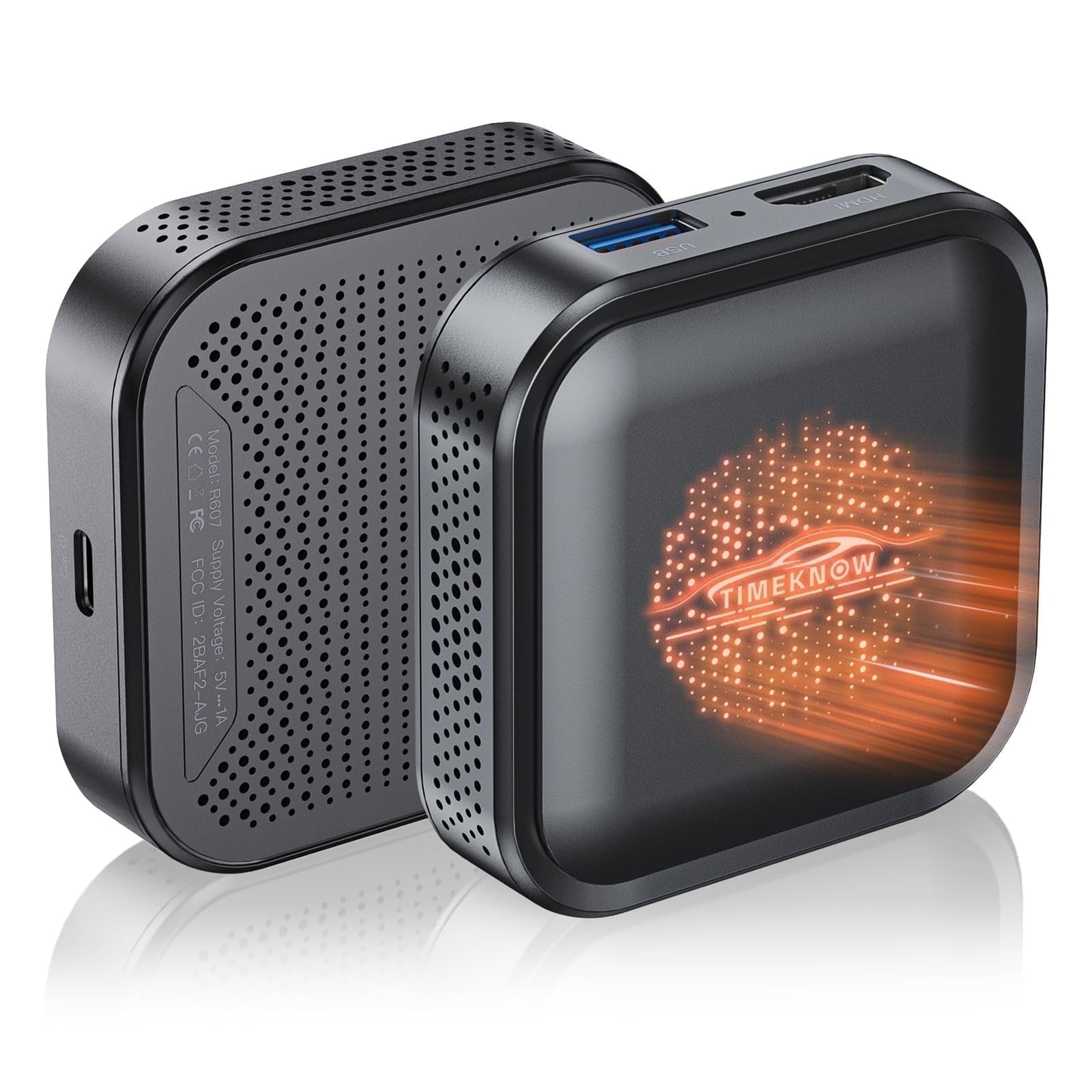 3-in-1 Wireless CarPlay Adapter & Android Auto Wireless Adapter, Plug & Play, Easy Setup, Supports Netflix, YouTube, and More for Cars with OEM Wired CarPlay/Android Auto