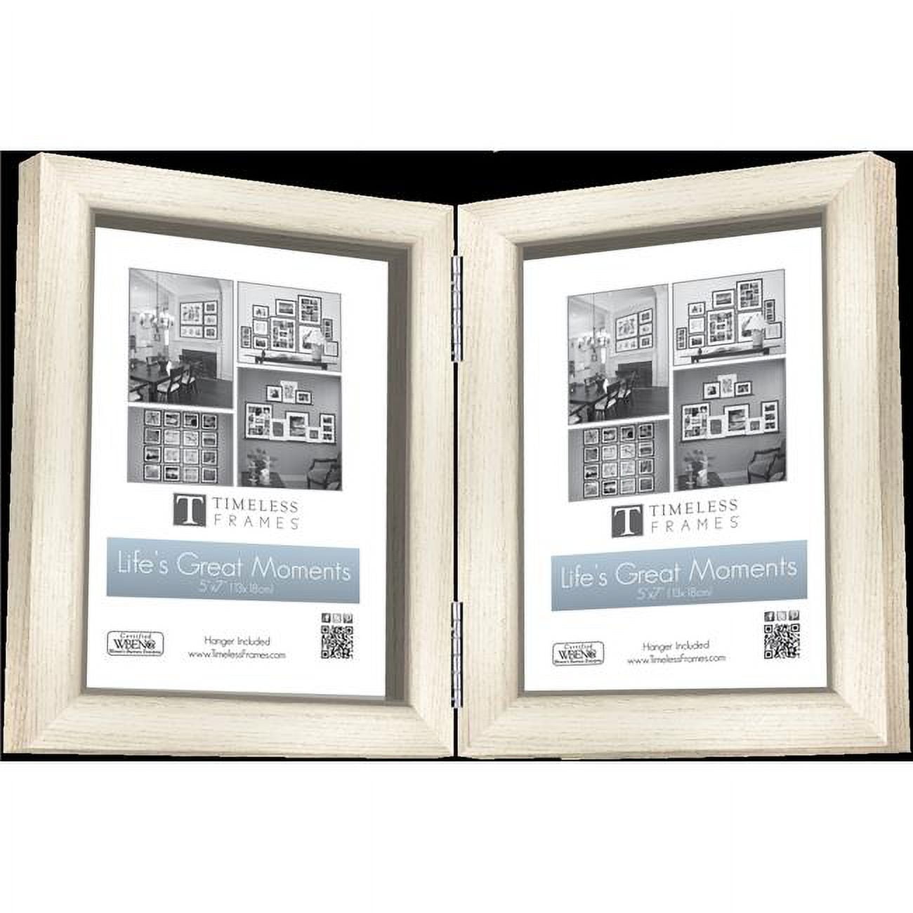 TIMELESS FRAMES 80987 TIMELESS FRAMES HINGE 5x7 LGM TTWHITEWASH TABLE