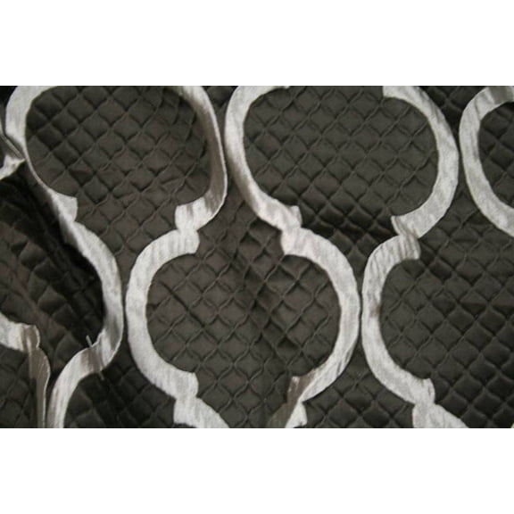 TIMES AROUND Jacquard Fabric, 55 Inch. in Width, Cut by the Yard / Chocolate