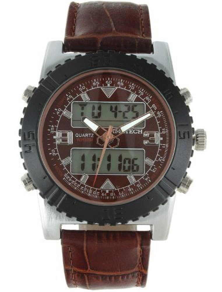 Timetech TIMETECH Men's Analog/Digital Multi-Function Weekend Sport Watch with ...