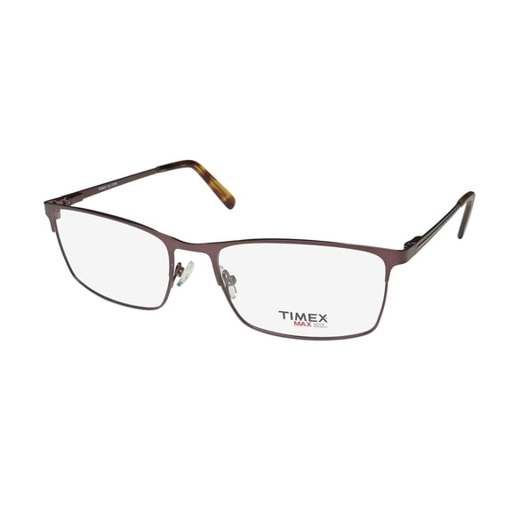 TIMEX 2:37 PM MAX LINE PREMIUM ACETATE STAINLESS STEEL EYEGLASS FRAME/GLASSES