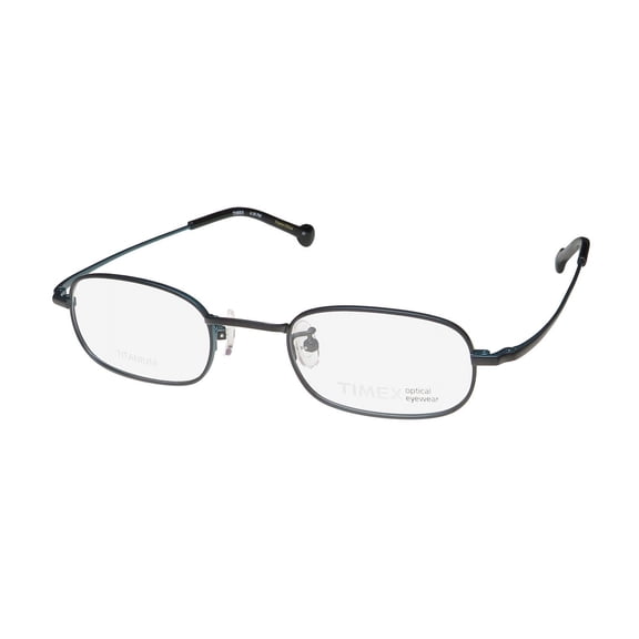 TIMEX 4:36 PM TITANIUM LIGHT WEIGHT ADJUSTABLE NOSEPADS EYEGLASS FRAME/GLASSES