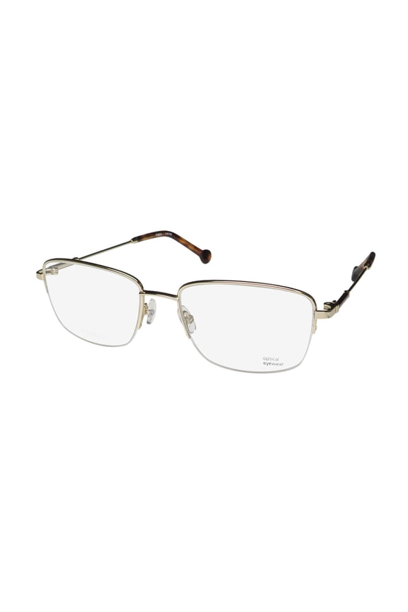 4:49 PM TITANIUM HALF-RIMLESS LIGHT WEIGHT PREMIUM EYEGLASS FRAME/GLASSES