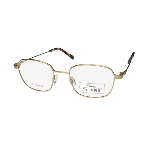 TIMEX 5:19 PM T SERIES STRETCH CLASSIC SHAPE DESIGNER HIP EYEGLASS FRAME/GLASSES