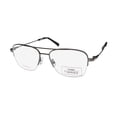 thumbnail image 1 of TIMEX 5:24 PM "ITALIAN MAFIA BOSS" STYLE HALF-RIMLESS HOT EYEGLASS FRAME/GLASSES, 1 of 9