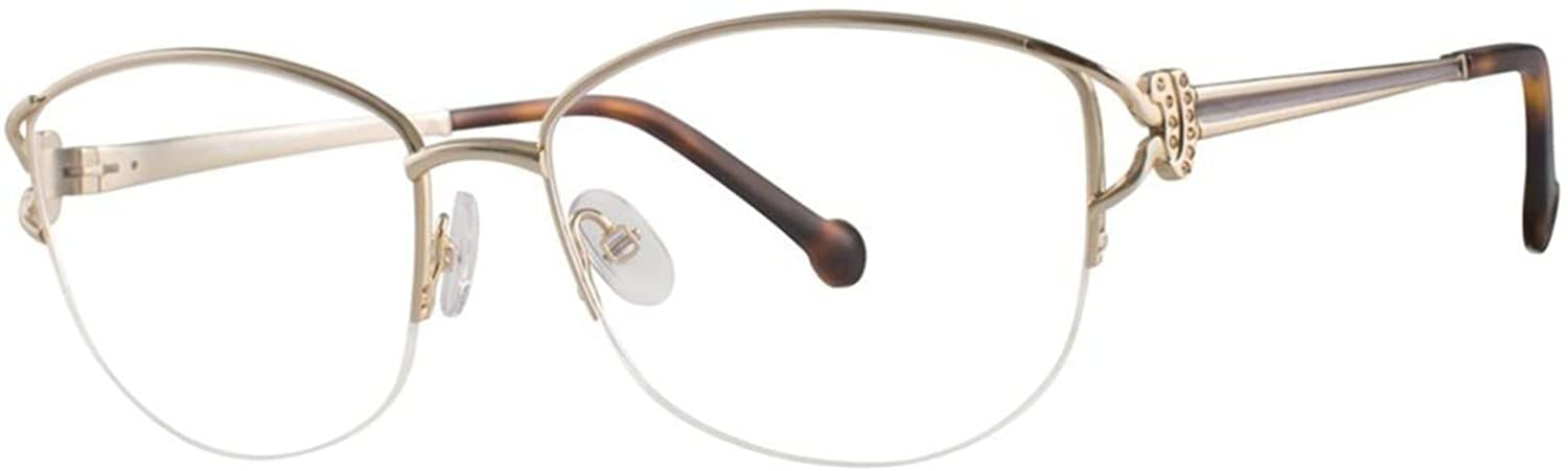 TIMEX 8 42 AM TITANIUM HALF RIMLESS LIGHT WEIGHT ADULTS EYEGLASS FRAME GLASSES