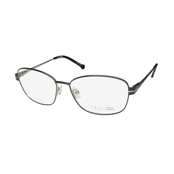 TIMEX 9:39 AM TITANIUM LIGHT WEIGHT SIGNATURE LOGO ADULTS EYEGLASS FRAME/EYEWEAR