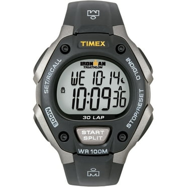 Timex Men's Expedition Camper Black/White 38mm Outdoor Watch, FastWrap ...