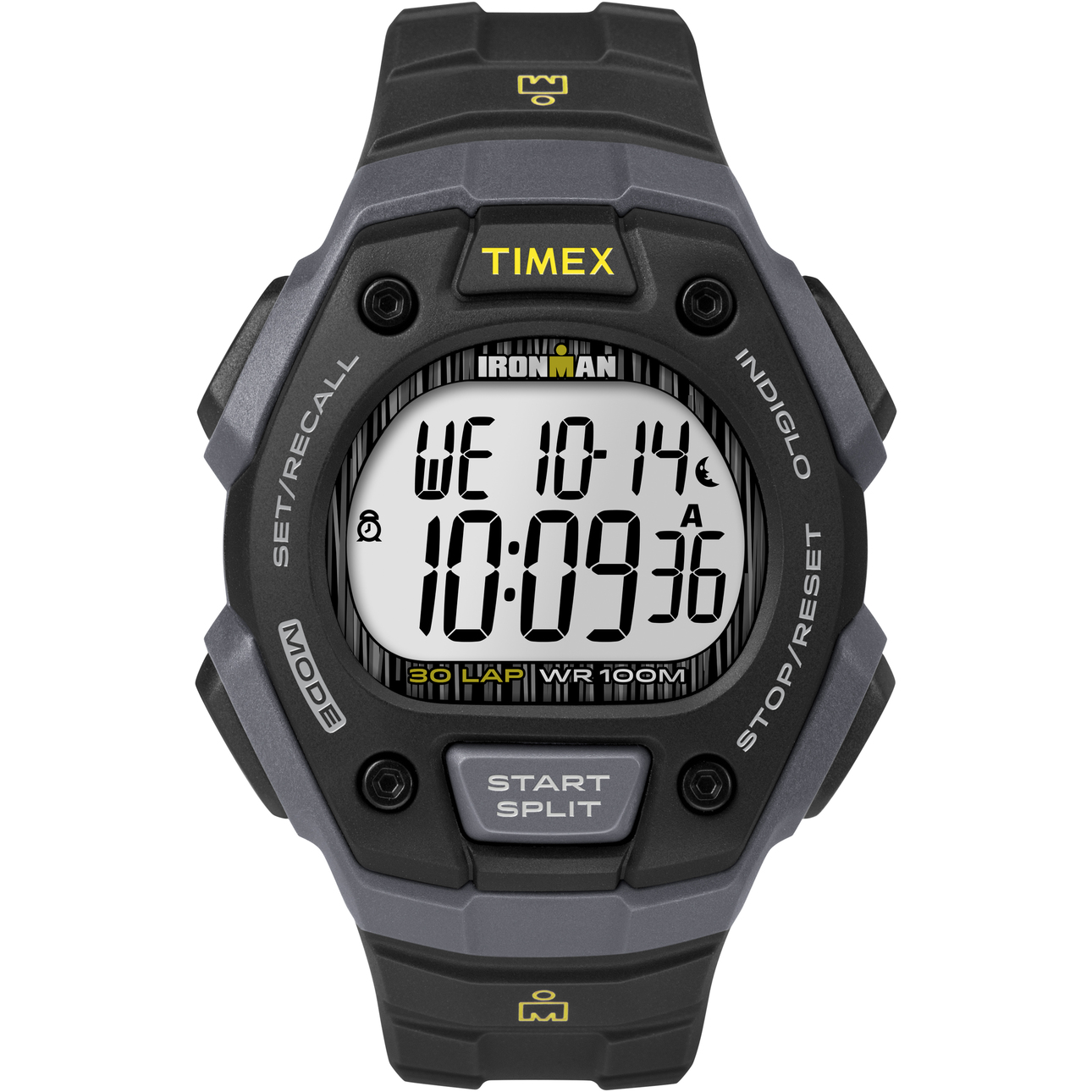 Timex Orologio Fitness Weekender X Wednesday TW2Y19400JR - Quadrante Bianco, Cinturino Vegano Righe, 37 Mm