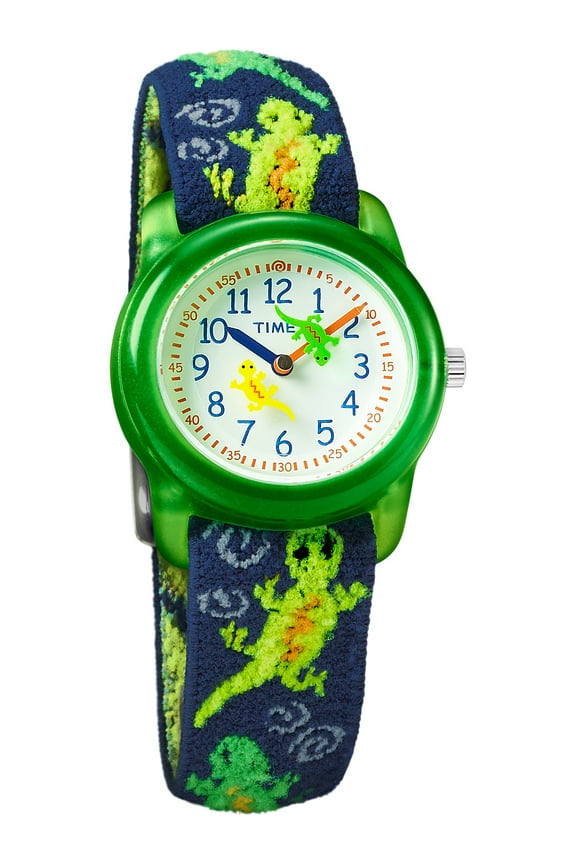 TIME MACHINES® 29mm Gecko Elastic Fabric Kids Watch