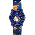 thumbnail image 1 of TIMEX TIME MACHINES® 29mm Peanuts Outer Space Elastic Fabric Kids Watch, 1 of 3