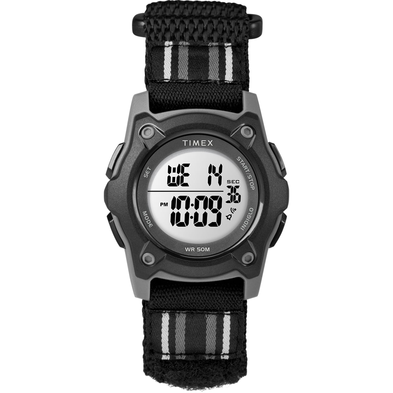 TIMEX TIME MACHINES® Kids' Light-up Black 35mm Digital Watch TIMEX TIME MACHINES® Kids' Light-up Black 35mm Digital Watch