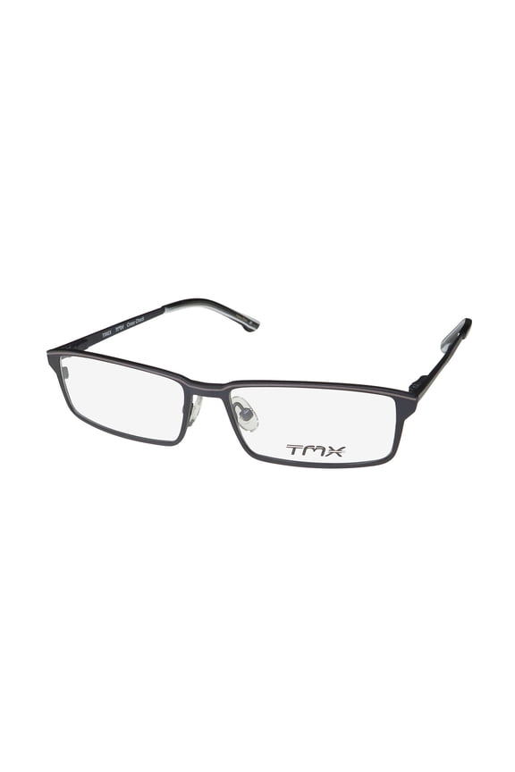 TMX CROSS CHECK RECTANGULAR SHAPED LENSES MENS RARE EYEGLASS FRAME/EYEWEAR