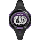 TIMEX Women's IRONMAN Essential 10 34mm Watch – Black & Purple Case ...