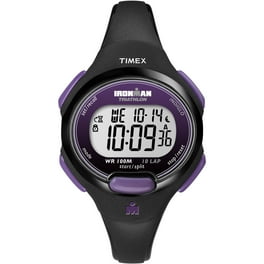 Timex Women's Ironman Classic 30 Mid-Size Purple/Gray Resin Strap