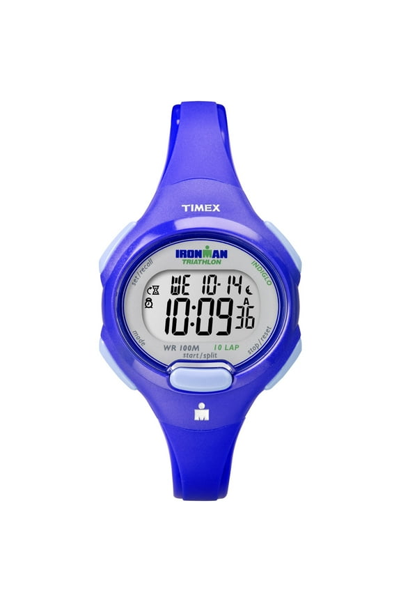 Women's IRONMAN Essential 10 Blue 34mm Sport Watch, Resin Strap