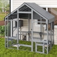 thumbnail image 1 of TIMHAKA 71" Large Outdoor Catio Enclosure w/ 7 Tiered Platforms, 2 Premium Resting Boxes, UV-Resistant Cover, 1 of 8