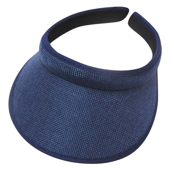 TIMIFIS Women's Summer Sport Visor Wide Brim Tennis Sun Hat,Adjustable Anti-ultraviolet Elastic Hollow Top UV Protection Cap for Beach Golf