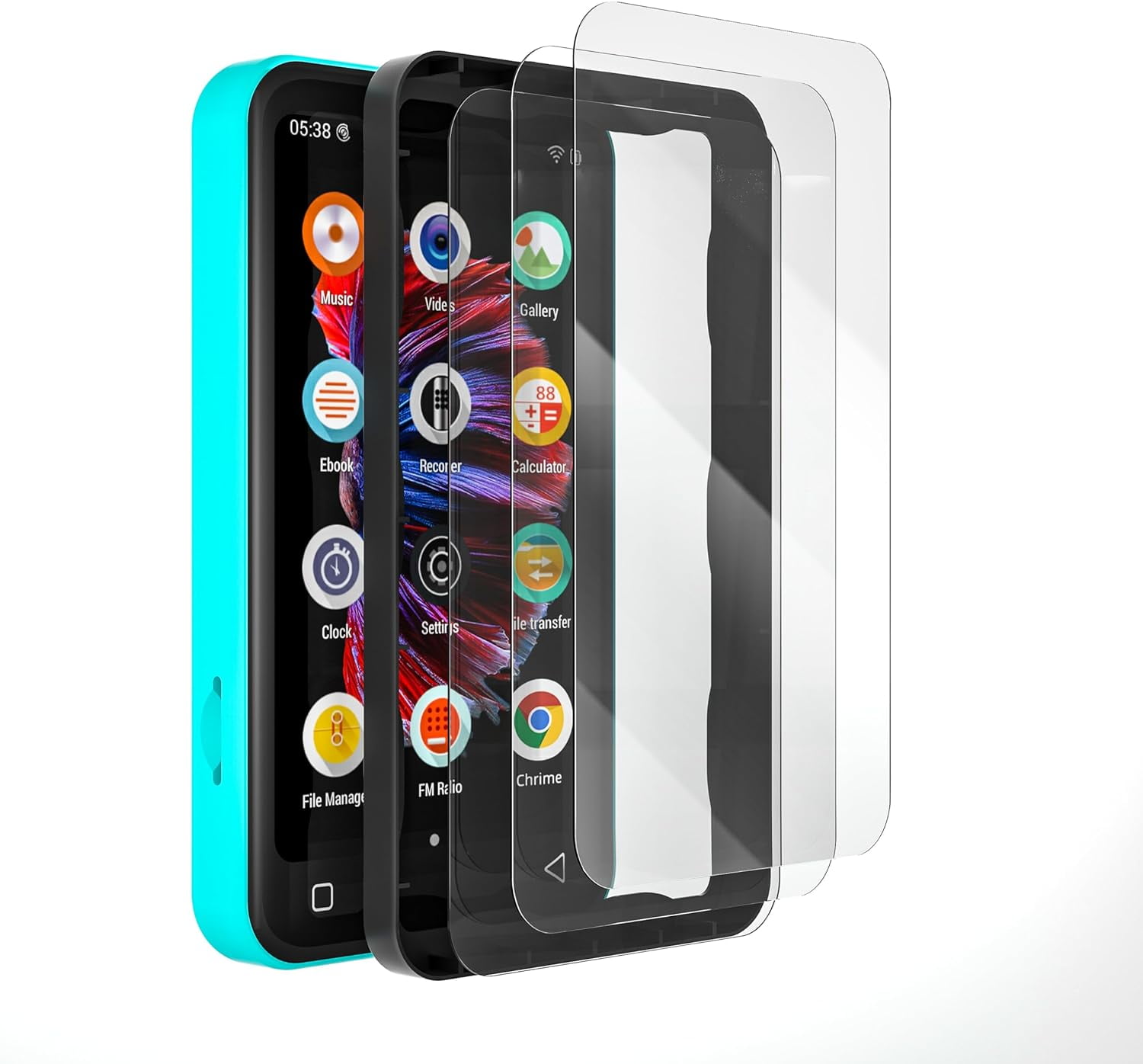 TIMMKOO 3 Pack Screen Protector Q3E and Q5 Mp3 Player, Anti-Scratch, HD ...