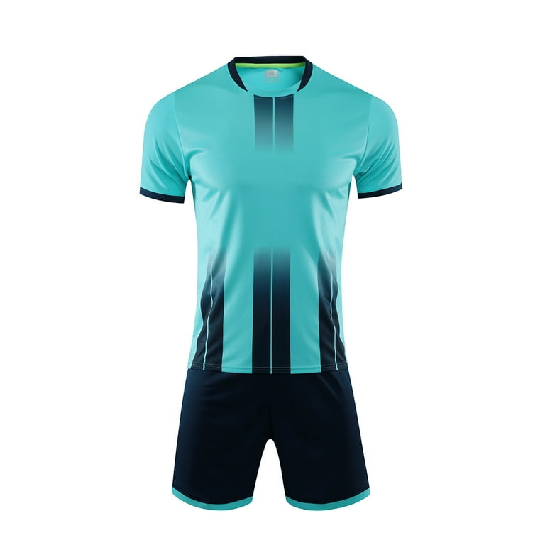 Light blue football best sale jersey