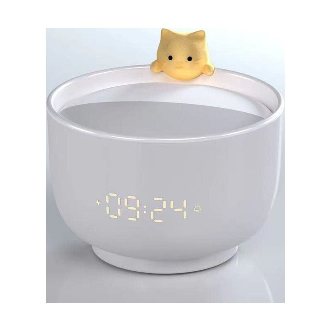 TIMPCV Cute Cat Alarm Clock for Kids,Toddler Alarm Clock for Bedroom