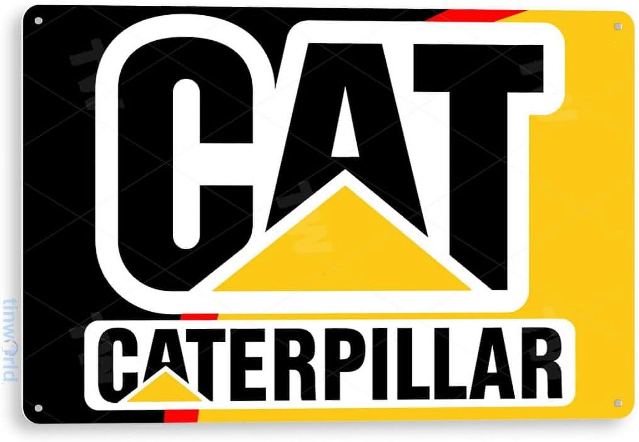 TIN Sign C385 Cat Heavy Equipment Machinery Tractor Garage Farm Auto