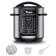 TINANA 6 Qt Electric Pressure Cooker 9-in-1, 14 Presets Instant Multi ...